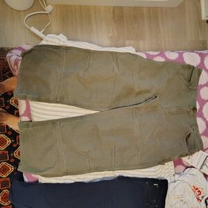 Olive Green Cargo Pants